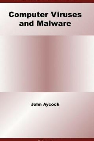 Cover of Computer Viruses and Malware