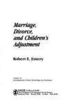 Book cover for Marriage, Divorce, and Children′s Adjustment