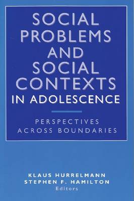 Book cover for Social Problems and Social Contexts in Adolescence