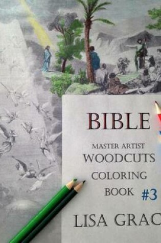 Cover of Bible Master Artist Woodcuts Coloring Book for Adults #3