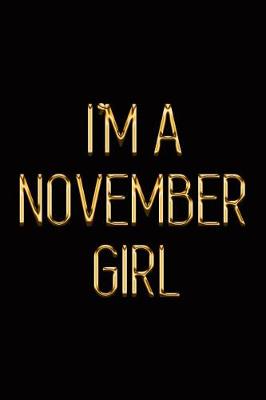 Book cover for I'm a November Girl