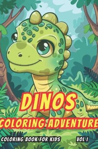 Cover of Dinos Coloring Adventure