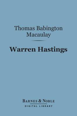 Cover of Warren Hastings (Barnes & Noble Digital Library)