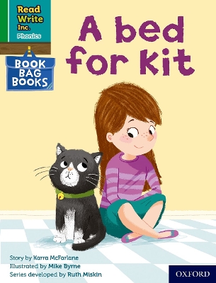 Book cover for Read Write Inc. Phonics: A bed for Kit (Green Set 1 Book Bag Book 10)