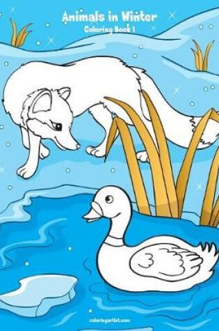 Cover of Animals in Winter Coloring Book 1