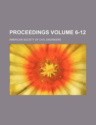 Book cover for Proceedings Volume 6-12