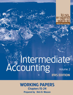 Book cover for Intermediate Accounting, Working Papers, Volume 2