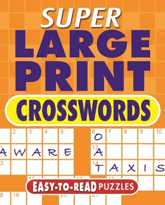 Book cover for Super Large Print Crosswords