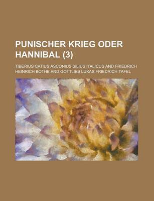 Book cover for Punischer Krieg Oder Hannibal (3 )