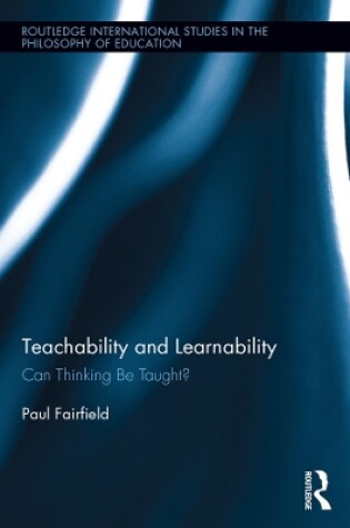 Cover of Teachability and Learnability