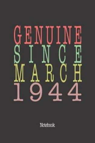 Cover of Genuine Since March 1944