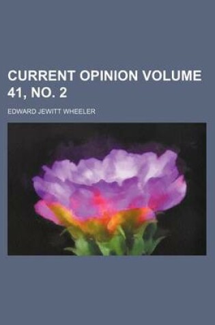 Cover of Current Opinion Volume 41, No. 2