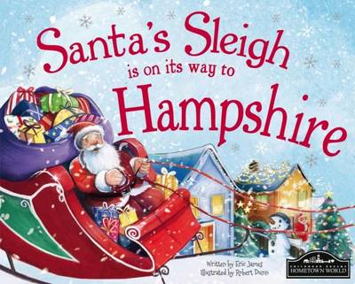 Book cover for Santa's Sleigh is on it's Way to Hampshire