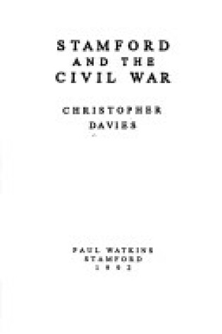 Cover of Stamford and the Civil War