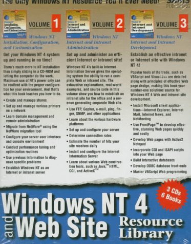 Cover of Windows NT 4 and Web Site Resource Library