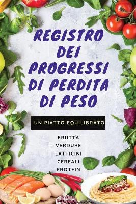 Book cover for Registro dei progressi di perdita di peso