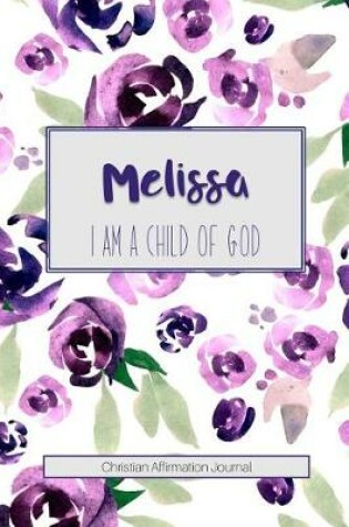 Cover of Melissa I Am a Child of God
