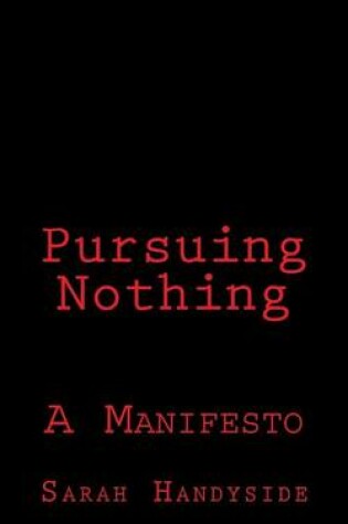 Cover of Pursuing Nothing