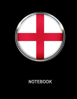 Cover of Notebook. England Flag Cover. Composition Notebook. College Ruled. 8.5 x 11. 120 Pages.