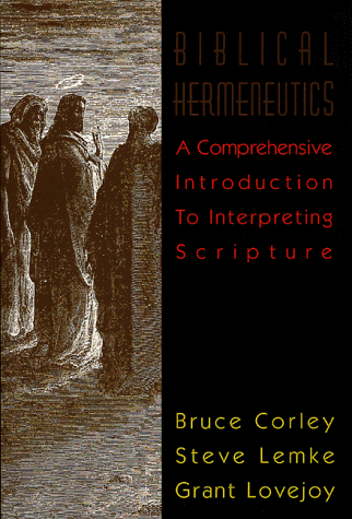 Book cover for Biblical Hermeneutics