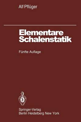 Book cover for Elementare Schalenstatik
