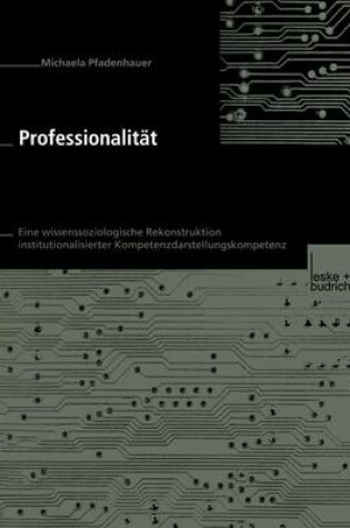 Cover of Professionalität