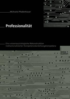 Book cover for Professionalität