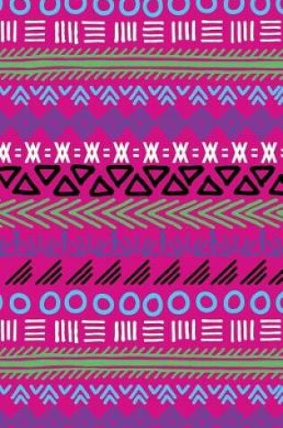 Cover of Bullet Journal Tribal Art Pattern Pink