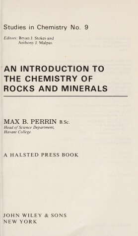 Book cover for Perrin: an Introduction to the Chemistry