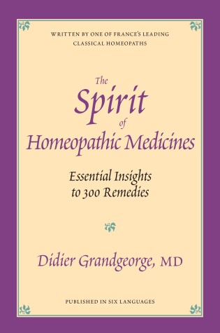 Cover of The Spirit of Homeopathic Medicines