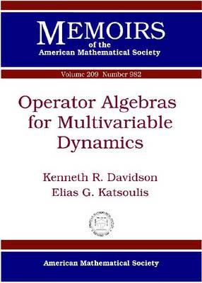 Book cover for Operator Algebras for Multivariable Dynamics