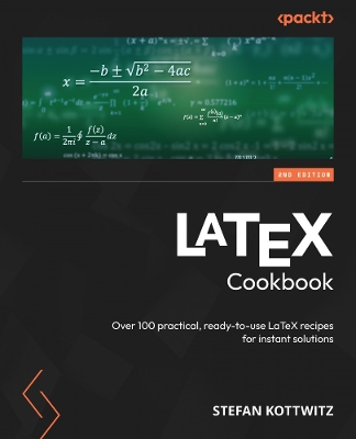 Book cover for LaTeX Cookbook