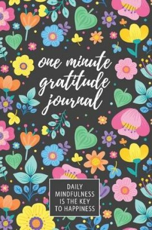 Cover of One Minute Gratitude Journal