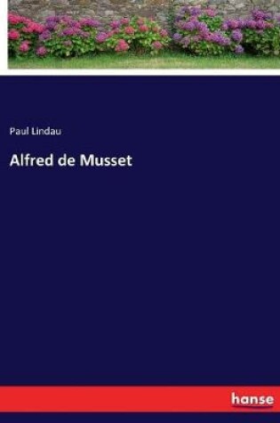 Cover of Alfred de Musset