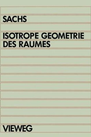 Cover of Isotrope Geometrie Des Raumes