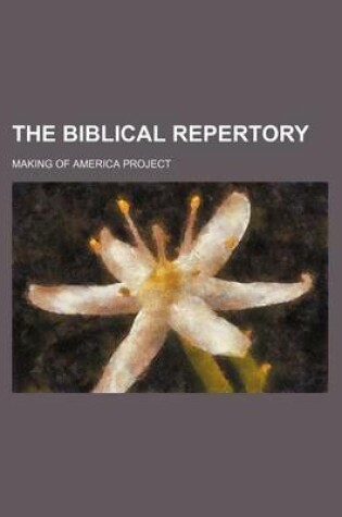 Cover of The Biblical Repertory