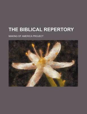 Book cover for The Biblical Repertory