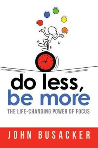 Cover of Do Less, Be More