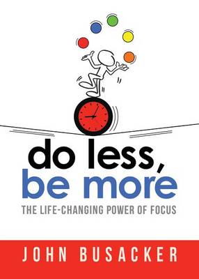 Book cover for Do Less, Be More