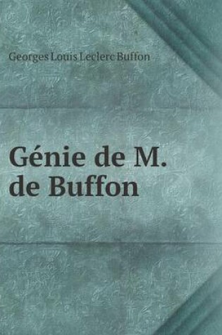 Cover of Génie de M. de Buffon