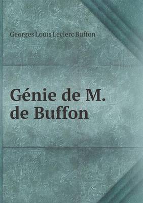 Book cover for Génie de M. de Buffon