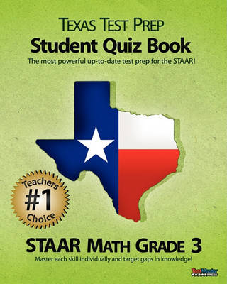 Book cover for Texas Test Prep Student Quiz Book Staar Math Grade 3