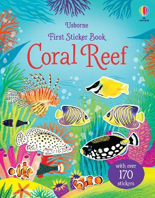 Book cover for First Sticker Book Coral Reef