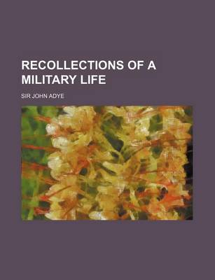 Book cover for Recollections of a Military Life