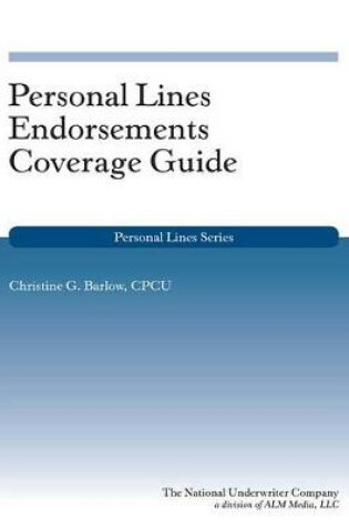 Cover of Personal Lines Endorsements Coverage Guide