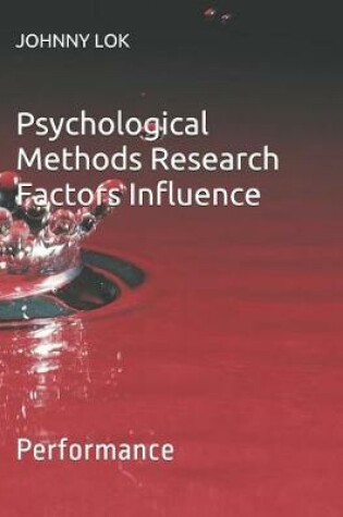 Cover of Psychological Methods Research Factors Influence