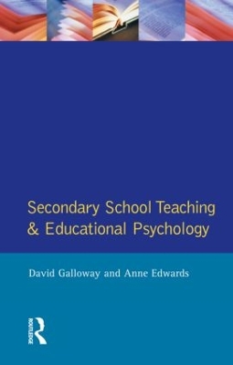 Book cover for Secondary School Teaching and Educational Psychology