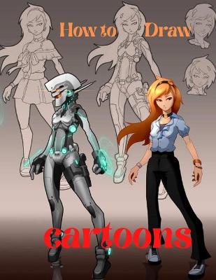 Book cover for How to Draw cartoons