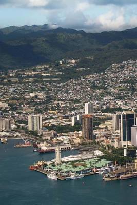 Book cover for Arial View of Oahu, Hawaii