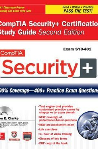 Cover of CompTIA Security+ Certification Study Guide, Second Edition (Exam SY0-401)